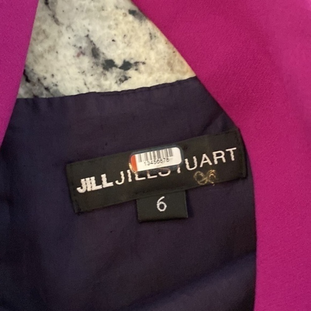 Jill Stuart Viola & Deep Violet & Deep Iris Color Block Gown 6 MM7 - Picture 12 of 12